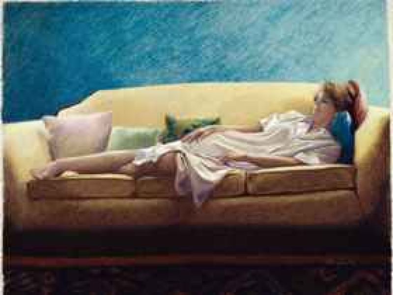 woman reclining on a sofa by helen j_ vaughn.jpg